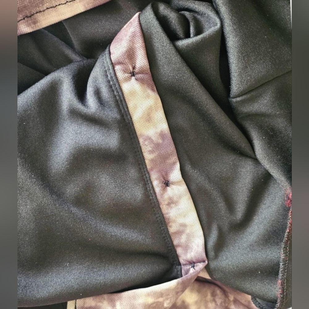 Motel Tie-Dye Mesh Button-Up Dress - Picture 7 of 8